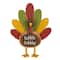 Glitzhome® 2ft. Thanksgiving Wooden Turkey Standing Décor